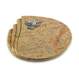 Grabkissen Waves/Kashmir Taube (Alu)