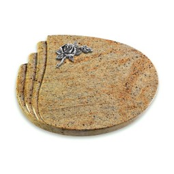 Grabkissen Waves/Kashmir Rose 1 (Alu)