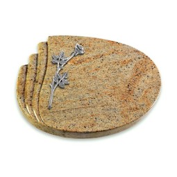 Grabkissen Waves/Kashmir Rose 9 (Alu)