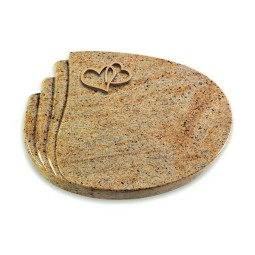 Grabkissen Waves/Kashmir Herzen (Bronze)