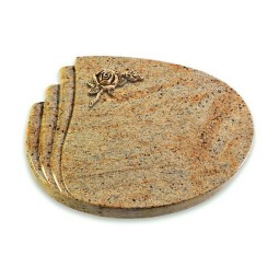 Grabkissen Waves/Kashmir Rose 1 (Bronze)