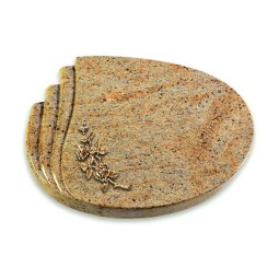 Grabkissen Waves/Kashmir Rose 5 (Bronze)