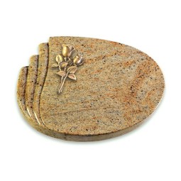 Grabkissen Waves/Kashmir Rose 11 (Bronze)