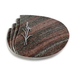 Grabkissen Waves/Paradiso Lilienzweig (Alu)