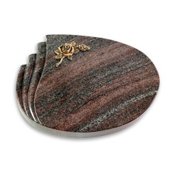 Grabkissen Waves/Paradiso Rose 1 (Bronze)