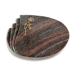 Grabkissen Waves/Paradiso Rose 2 (Bronze)