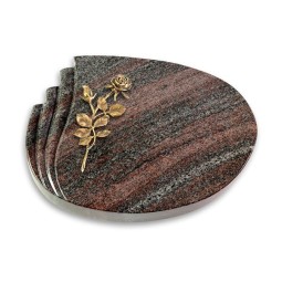 Grabkissen Waves/Paradiso Rose 13 (Bronze)