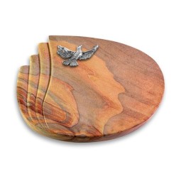 Grabkissen Waves/Rainbow Taube (Alu)