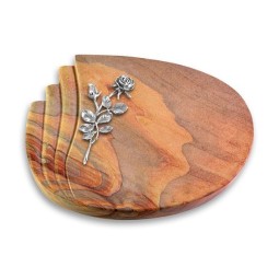 Grabkissen Waves/Rainbow Rose 13 (Alu)