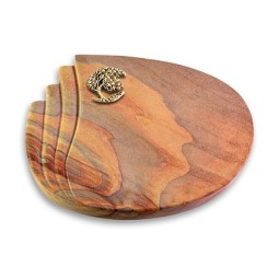 Grabkissen Waves/Rainbow Baum 1 (Bronze)