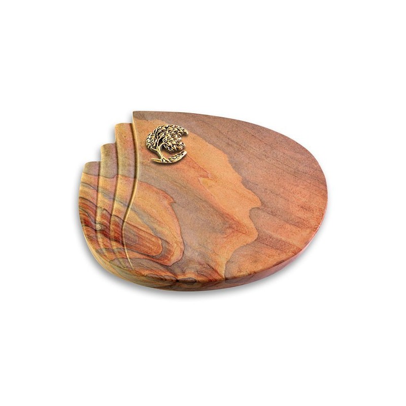 Grabkissen Waves/Rainbow Baum 1 (Bronze)