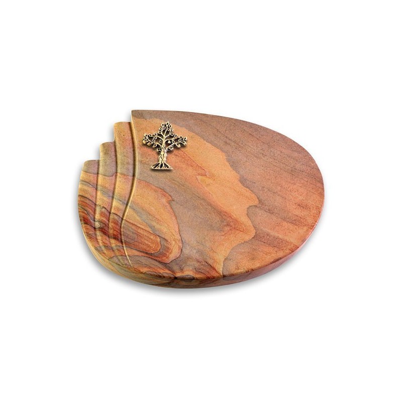 Grabkissen Waves/Rainbow Baum 2 (Bronze)