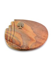 Grabkissen Waves/Rainbow Baum 3 (Bronze)