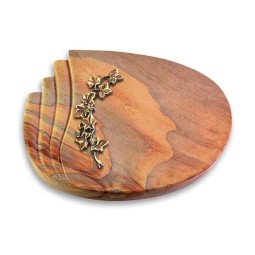 Grabkissen Waves/Rainbow Efeu (Bronze)