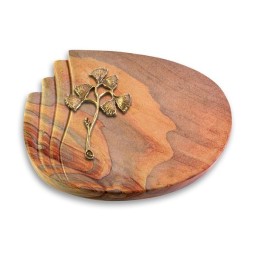 Grabkissen Waves/Rainbow Gingozweig 1 (Bronze)