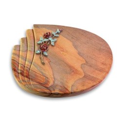 Grabkissen Waves/Rainbow Rose 3 (Color)