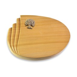 Grabkissen Waves/Woodland Baum 3 (Bronze)