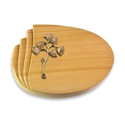 Grabkissen Waves/Woodland Gingozweig 1 (Bronze)