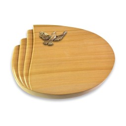 Grabkissen Waves/Woodland Taube (Bronze)