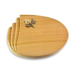 Grabkissen Waves/Woodland Rose 3 (Bronze)