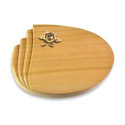 Grabkissen Waves/Woodland Rose 4 (Bronze)