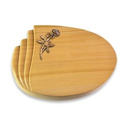 Grabkissen Waves/Woodland Rose 6 (Bronze)