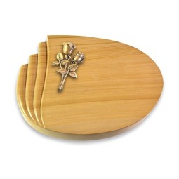 Grabkissen Waves/Woodland Rose 11 (Bronze)