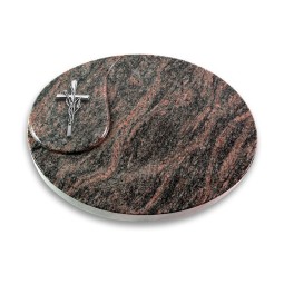 Grabkissen Yang/Himalaya Kreuz/Ähren (Alu)