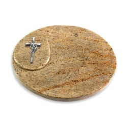 Grabkissen Yang/Kashmir Kreuz/Ähren (Alu)