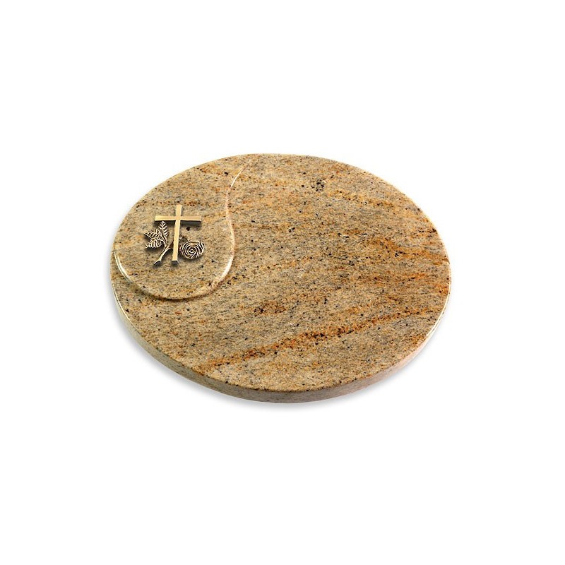 Grabkissen Yang/Kashmir Kreuz 1 (Bronze)