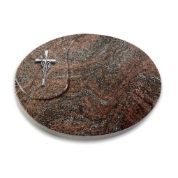 Grabkissen Yang/Paradiso Kreuz/Ähren (Alu)