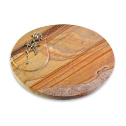 Grabkissen Yang/Rainbow Rose 2 (Bronze)