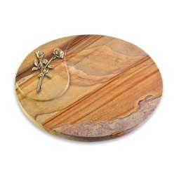 Grabkissen Yang/Rainbow Rose 10 (Bronze)