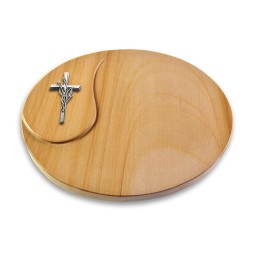 Grabkissen Yang/Woodland Kreuz/Ähren (Alu)