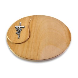 Grabkissen Yang/Woodland Kreuz/Rose (Alu)