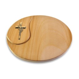 Grabkissen Yang/Woodland Kreuz/Ähren (Bronze)