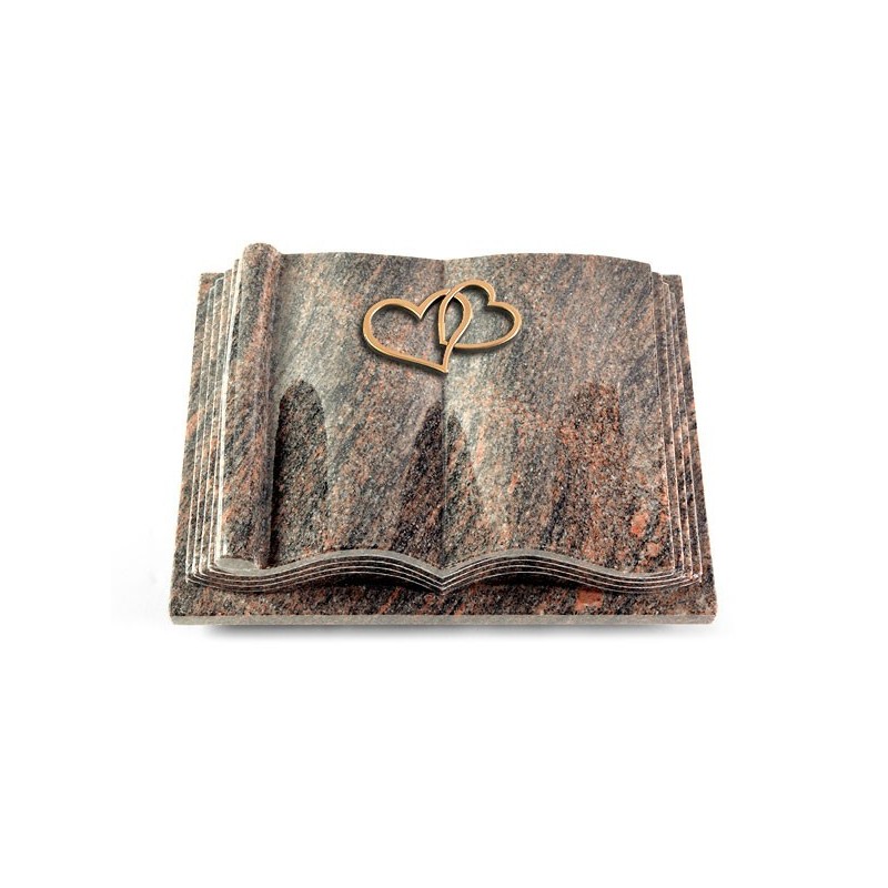 Grabbuch Antique/Himalaya Herzen (Bronze)
