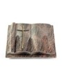 Grabbuch Antique/Himalaya Kreuz 2 (Bronze)