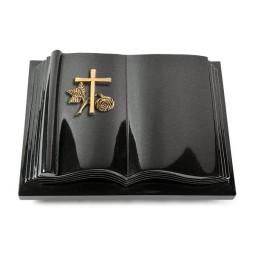 Grabbuch Antique/Indisch-Black Kreuz 1 (Bronze)