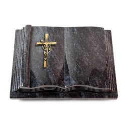 Grabbuch Antique/Orion Kreuz/Ähren (Bronze)