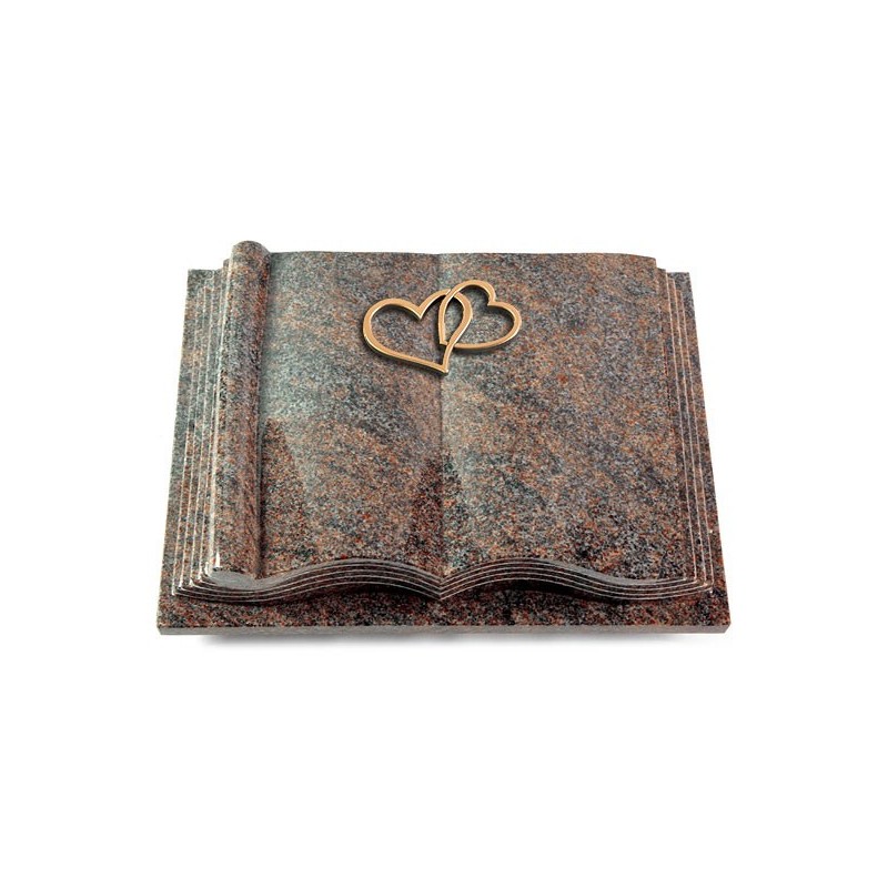 Grabbuch Antique/Paradiso Herzen (Bronze)