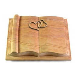 Grabbuch Antique/Rainbow Herzen (Bronze)