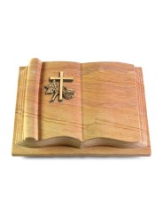 Grabbuch Antique/Rainbow Kreuz 1 (Bronze)