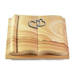 Grabbuch Antique/Woodland Herzen (Alu)