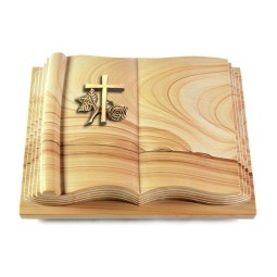 Grabbuch Antique/Woodland Kreuz 1 (Bronze)