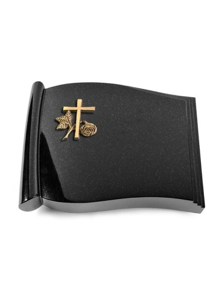 Grabbuch Biblos/Indisch-Black Kreuz 1 (Bronze)