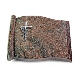 Grabbuch Biblos/Paradiso Kreuz/Rosen (Alu)