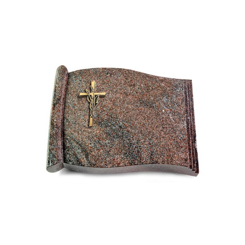 Grabbuch Biblos/Paradiso Kreuz/Ähren (Bronze)