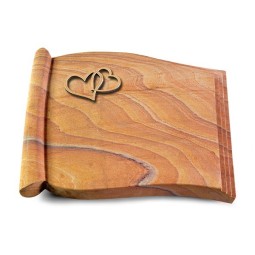 Grabbuch Biblos/Rainbow Herzen (Bronze)