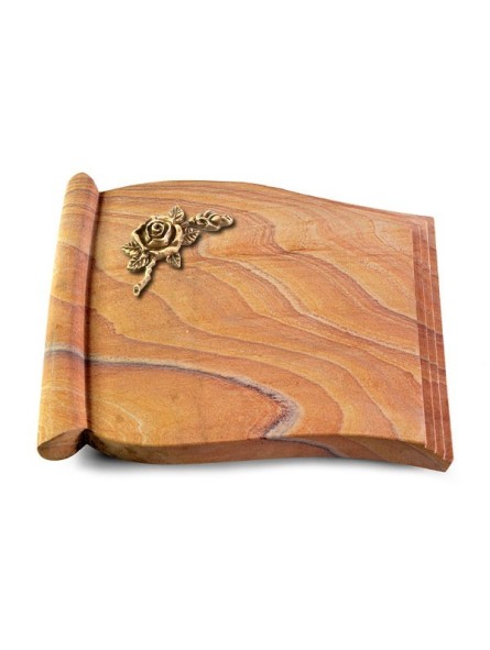 Grabbuch Biblos/Rainbow Rose 1 (Bronze)